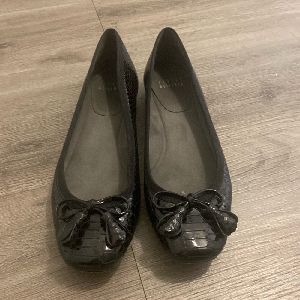 Stuart Weitzman Patent Leather Ballet Flats